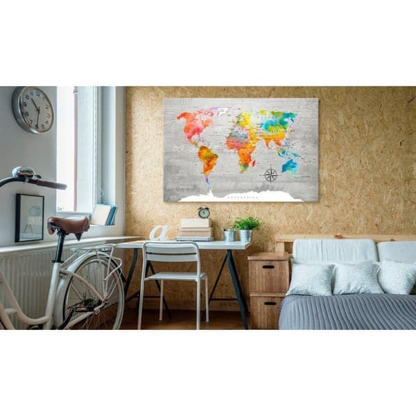 Canvas Tavla - Multicolored Travels