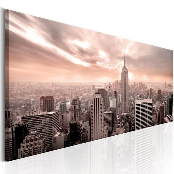 Canvas Tavla - Pink Mist 150x50