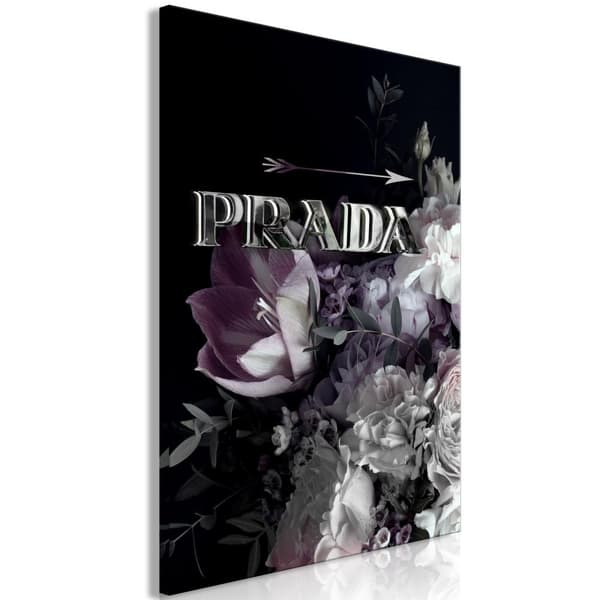 Canvas Tavla - Prada in Flowers Vertical
