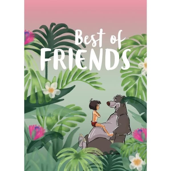 Disney Poster Djungelboken - KOMAR - Rektangulär - 70 cm x 50 cm - Väggdekoration