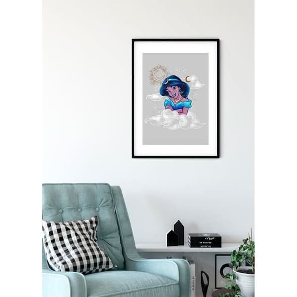 Affisch - Disney - Aladdin - Jasmine - 50 cm x 70 cm - Väggdekoration - Inredning