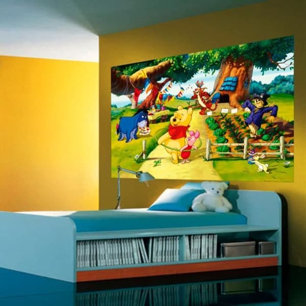 Poster XXL - Disney - Nalle Puh - H 115 x L 160 cm - Väggdekoration - Födelsedag