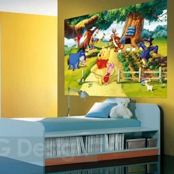 Poster XXL - Disney - Nalle Puh - H 115 x L 160 cm - Väggdekoration - Födelsedag
