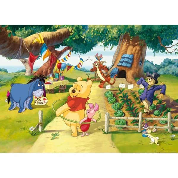 Poster XXL - Disney - Nalle Puh - H 115 x L 160 cm - Väggdekoration - Födelsedag