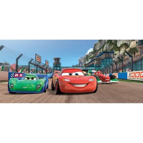 Giant poster - Disney - Carla Veloso - Röd - H 90 x L 202 cm - Väggdekoration