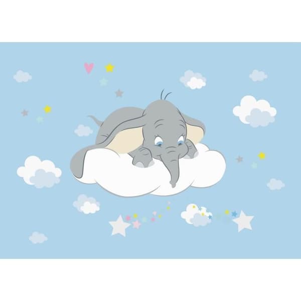 Affisch i non-woven - AG DESIGN - Dumbo - 160 cm x 110 cm - Vattentålig - Rektangulär