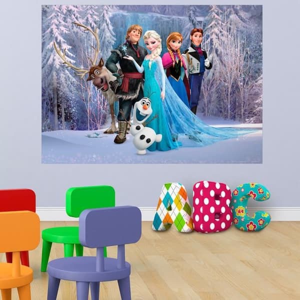 Disney Frozen XXL poster Digital kvalitet 100 % licensierad Disney Frozen kollektion: Anna - Elsa - Sven - Olaf - Kristoff