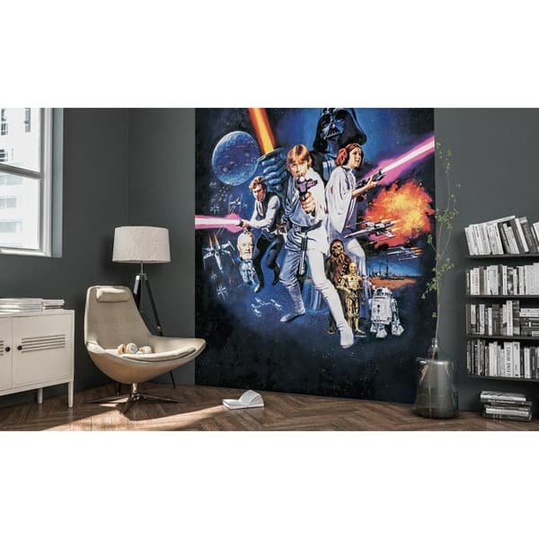 XXL Poster - Star Wars - Klassiskt mönster 1 - 200x250 CM - Non-woven papper - Väggdekoration