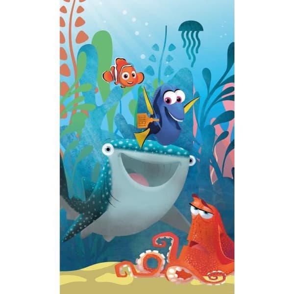 Jätte non-woven poster - Disney - Hitta Dory - Akvarell - Flerfärgad