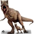 Miniatyrbild 1 av 3: JURASSIC WORLD T-Rex kartongfigur Officiell Jurassic World Tyrannosaurus Rex Dinosaurie 100 cm Grå