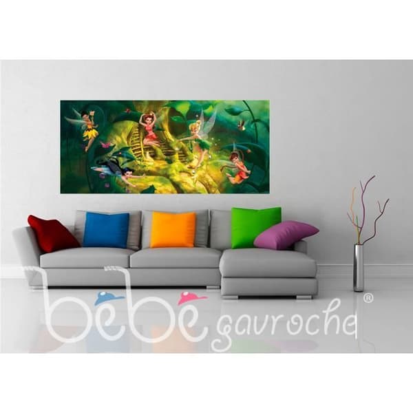 MÅTT: H 90 x B 202 cm. Perfekt för att täcka en vägg. Tvättbar & lim ingår. Tema: The Fairy Dust Tree. Lätt att p