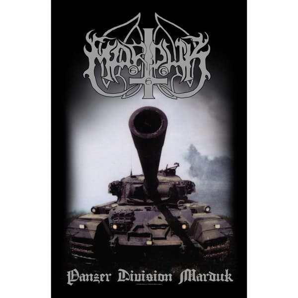 Marduk Pansardivisionen 20-årsjubileum textilaffisch Black/Grey 106cm x 70cm
