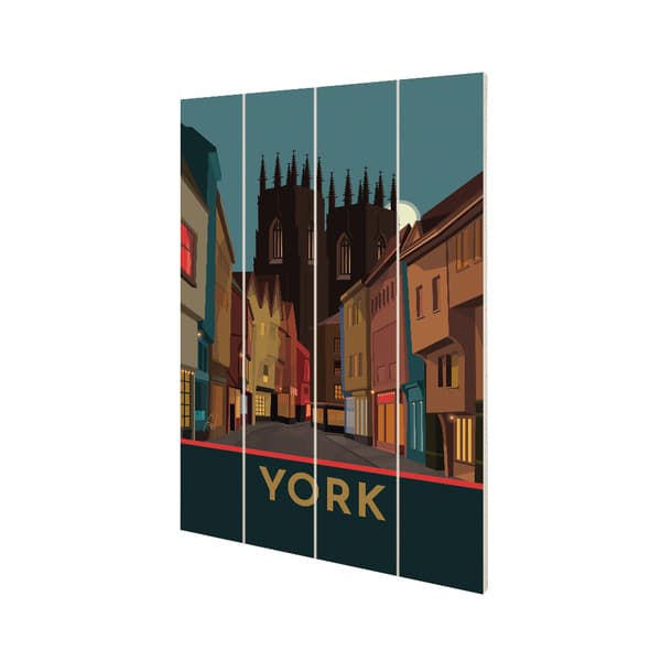 Georgina Westley York Plaque Multicoloured 59cm x 40cm