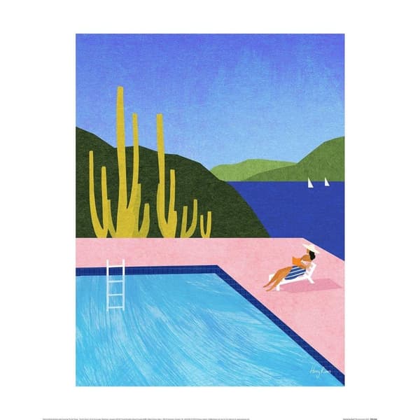 Henry Rivers Swimming Pool I Print