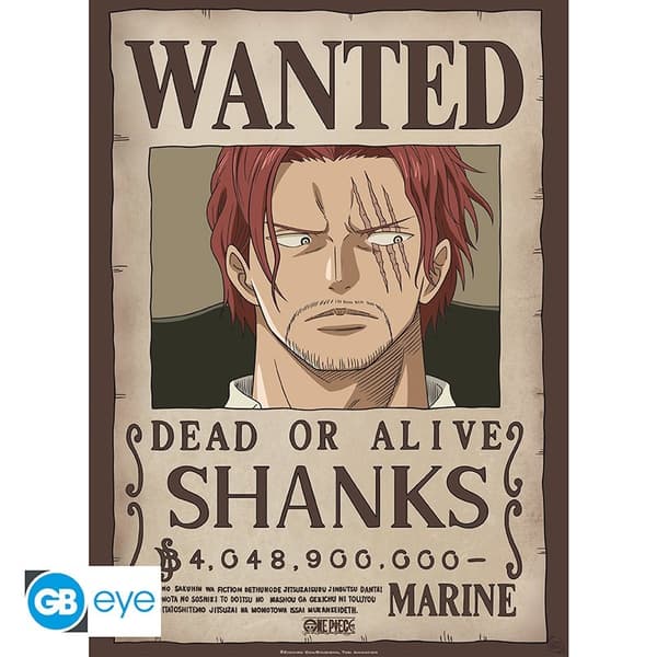 Abysse One Piece - Wanted Shanks Poster Chibi (52x38cm) (gbydco261)