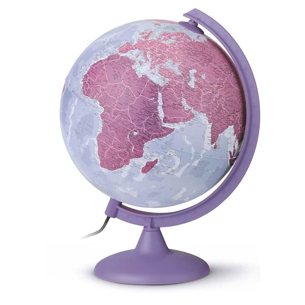 Nova Rico Kugle Purple 25 Cm Transparent
