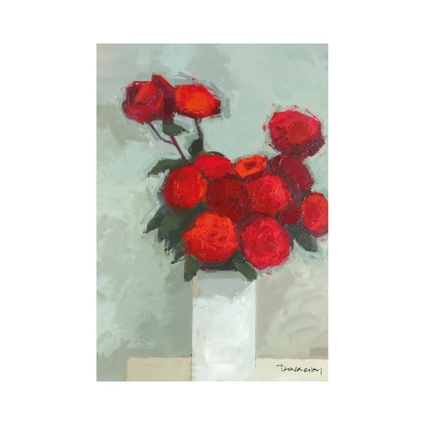 Paul Donaghy Roses & Yarrow II Print