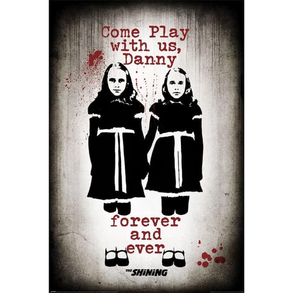 The Shining Come Play With Us Poster Black/Red/White 91.5cm x 61cm