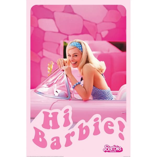 Barbie Hi Barbie! Maxi Poster Pink 91.5cm x 61cm
