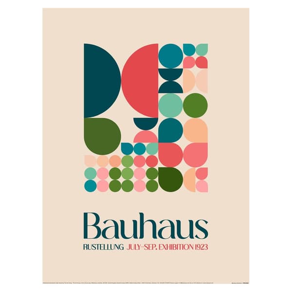 Emel Tunaboylu Bauhaus Kutular 2 Print Multicoloured 40cm x 30cm