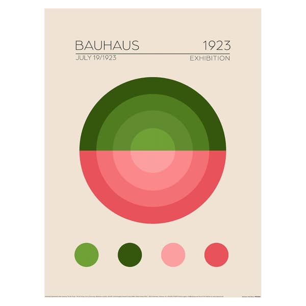 Emel Tunaboylu Bauhaus Yesil Daire Print