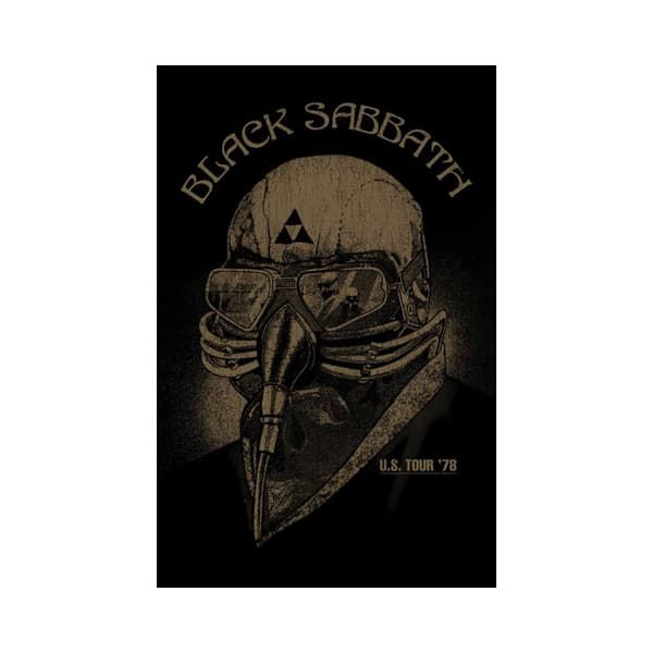 Black Sabbath US Tour ‘78 Polyester Poster Black/Brown 106cm x 70cm