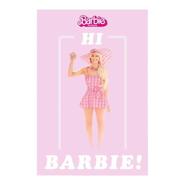 Barbie Hi Barbie! Maxi Poster Pink 91.5cm x 61cm