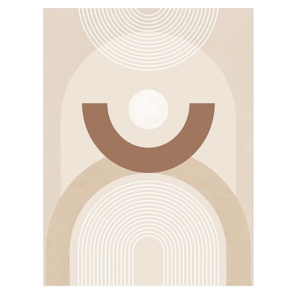 Elena Ristova Beige Mid Century Poster No. 3 Print