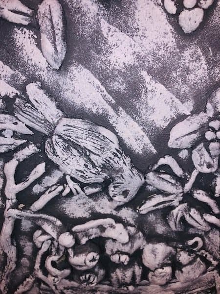 Plaster motiv på lærred