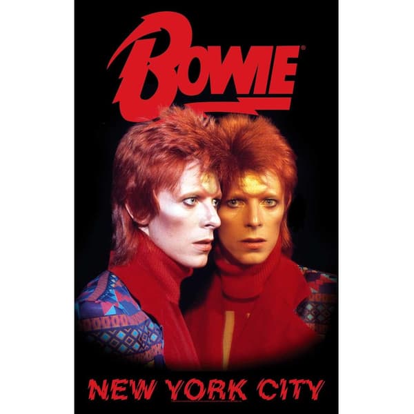 David Bowie New York City Textile Poster Multicoloured One Size