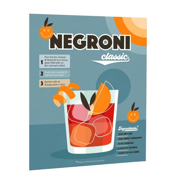 Dominique Vari Negroni Poster