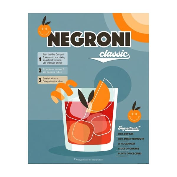 Dominique Vari Negroni Poster