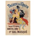 Miniatyrbild 1 av 4: Legendarte - Vintage Opera Theatre konstnärlig affisch. Maskeradbal - Målning, Tryck På Duk cm. 50x70