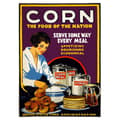 Miniatyrbild 1 av 4: Legendarte - Vintage War Propaganda Poster Majs, The Food Of The Nation - Målning, Canvastavla cm. 50x70
