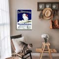 Miniatyrbild 2 av 4: Legendarte - Vintage reklamaffisch La Rinascente. Linnemässa - Målning, Tryck på duk cm. 50x70