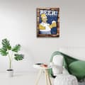 Miniatyrbild 3 av 4: Legendarte - Vintage reklamaffisch The Simpsons Beer - Målning, tryck på duk cm. 50x70