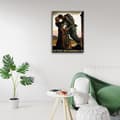 Miniatyrbild 3 av 4: Legendarte - Vintage War Propaganda Poster Un Bacio Alla Mamma E Via (A Kiss to Mom and Leave) - Målning, Tryck S