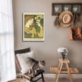 Miniatyrbild 2 av 4: Legendarte - Vintage Konstnärlig Poster Salong Des Cent Utställning - Målning, Tryck på duk cm. 50x70