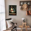 Miniatyrbild 2 av 4: Legendarte - Vintage Campari reklamaffisch - målning, tryck på duk cm. 50x70