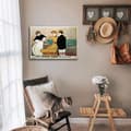 Miniatyrbild 2 av 4: Legendarte - Vintage reklamaffisch Utsökt ostron - målning, tryck på duk cm. 50x70
