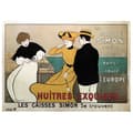Miniatyrbild 1 av 4: Legendarte - Vintage reklamaffisch Utsökt ostron - målning, tryck på duk cm. 50x70