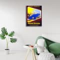 Miniatyrbild 3 av 4: Legendarte - Vintage franska rivieran turistaffisch - målning, tryck på duk cm. 50x70