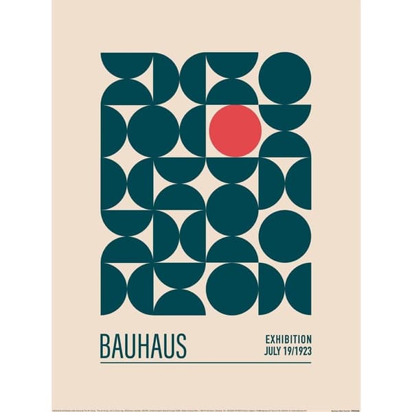 Emel Tunaboylu Bauhaus Mavi Kureler tryck