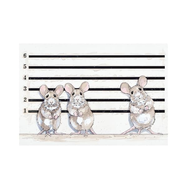 Bev Davies Line Up- Mice Mice Print