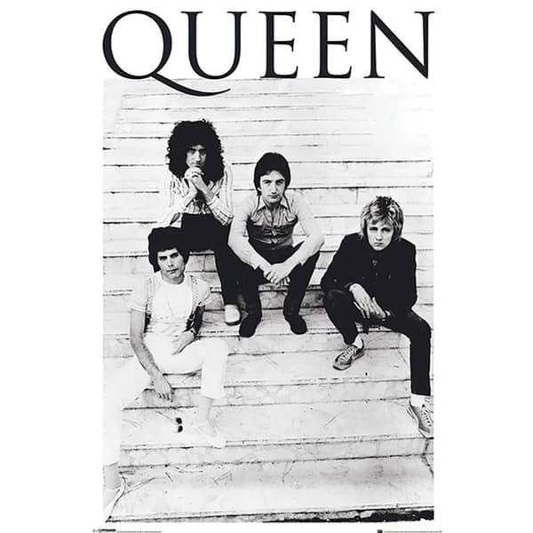 Queen Brasilien 81 Affisch Black/White One Size