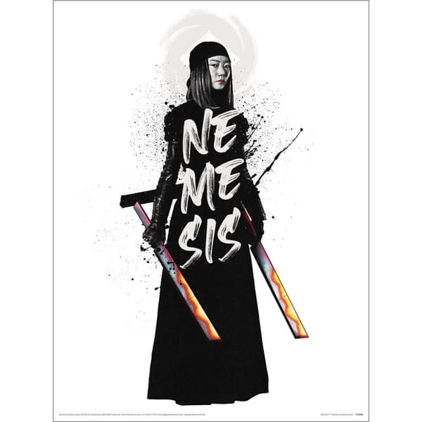 Rebel Moon Nemesis Print White/Black 40cm x 30cm