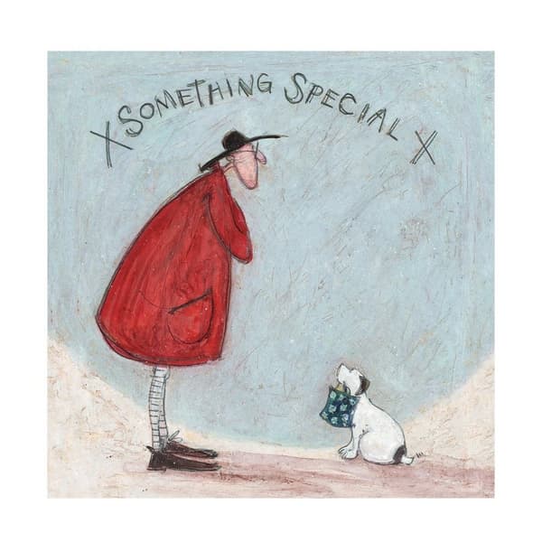 Sam Toft Something Special Paper Print Blue/Red/White 40cm x 40cm