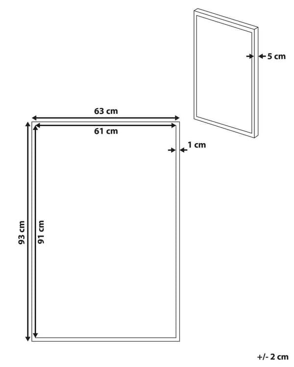 Flerfarvet lærredsmaleri 93 x 63 cm abstrakte former kvinde MDF-ramme moderne design