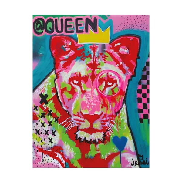 Jessi Dahlquist @Queen Paper Print Multicoloured 80cm x 60cm