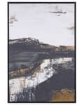 Pikkukuva 1 / 5: Canvas-taulu musta valkoinen 63 x 93 cm polyesteri kehystetty suorakulmainen abstrakti moderni